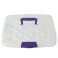 thumbnail image 2 of Wilton Oblong Cake and Cupcake Carrier, Practical Cupcake Container, Plastic, 2 of 13