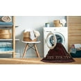 thumbnail image 2 of Ahgly Company Machine Washable Indoor Rectangle Traditional Bakers Brown Area Rugs, 4' x 6', 2 of 7