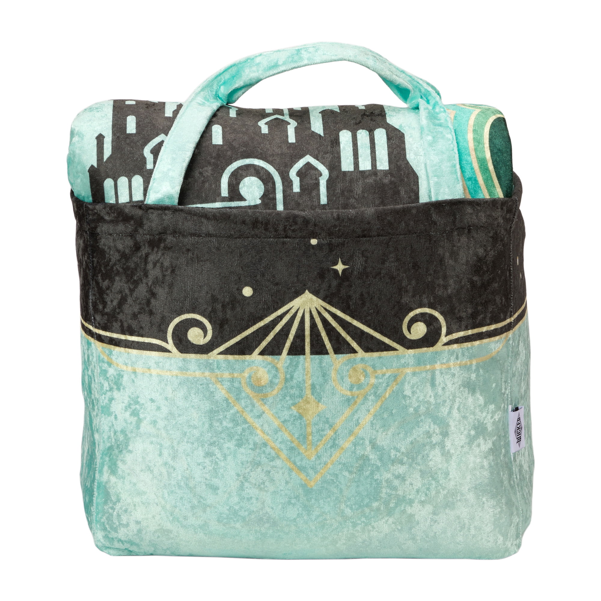 Wicked Velvet Full Bed in a Bag, Comforter Sheet Set Sham and Tote