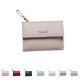 thumbnail image 4 of Women Short Wallet Handheld Ladies Vertical Coin Purse with Zipper Cash ID Card Holder PU Leather Wallet, 4 of 6