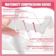 thumbnail image 3 of 4 Pairs Copper Compression Socks for Women & Men Circulation 15-20 mmhg - Better Blood Flow, Swelling, Best Support for Medical, Running, Nursing, 3 of 7