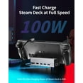 thumbnail image 7 of Docking Station for Steam Deck OLED 2023/ROG Ally/Legion Go, 6-in-1 Steam Deck Dock with HDMI 2.0 4K@60Hz, 100Mbps Ethernet, 3 USB-A 3.0 Ports and 100W USB-C Charging Port, Rog Ally Dock, 7 of 7