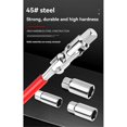 thumbnail image 2 of 4PCS T Handle Wrench Socket Removal Tool Set 16/18/21mm Motorcycles Lawn Mowers Rotation Spark Plug Removal Hand Tools, 2 of 5