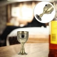 thumbnail image 2 of Copa de vino vintage, copa de metal de alta calidad, mini copa, cáliz de vino tinto para fiesta, 2 of 3