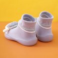 thumbnail image 2 of Eashery Trainers for Toddler Boys Girls Baby First Walking Shoes Non-Skid Slipper Shoes Comfort Fall Outdoor Casual Beach Shoes White Toddler Shoes (Purple,6.5), 2 of 4
