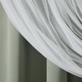 thumbnail image 6 of TOWN & COUNTRY LUXE Talia Double Layer Indoor Curtains, Sheer and Room Darkening Blackout, Grommet Top, Energy Efficient, 2-Pack Set, 52"x108", Soft Grey, 6 of 11