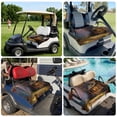 thumbnail image 6 of Golf Cart Seat Covers for 2 Seater,Country Forest Microfiber Cart Seat Towel Blanket,Farmhouse Nature Trees Cabin Starry Sky Absorbent Breathable NonSlip Bench Seats Protector for Golf Course 51"x31", 6 of 9