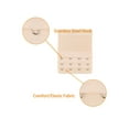 thumbnail image 4 of INSPIRE CHIC Women's Elastic Bra Hook Extensions 3 Rows 2 Pcs Skin Color-2, 4 of 6