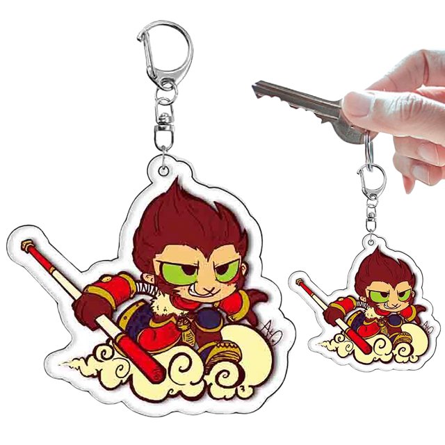 WuKong Llavero Myth Anillo para Bolso Mono Rey (3)