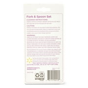 Parent's Choice Baby Feeding Fork & Spoon Set, Multicolor, 9+ Months, 10 Count