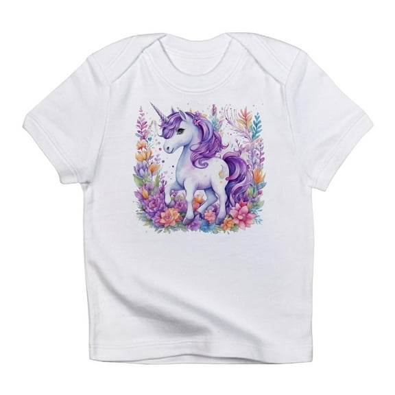 CafePress - Adorable Floral Unicorn T Shirt - Infant T-Shirt