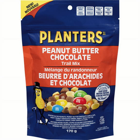 Planters Peanut Butter Chocolate Trail Mix, 170g/6 oz