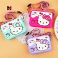 thumbnail image 2 of Nuevo kt gato silicona desratización prensa lindo mini mensajero llavero monedero, 2 of 4