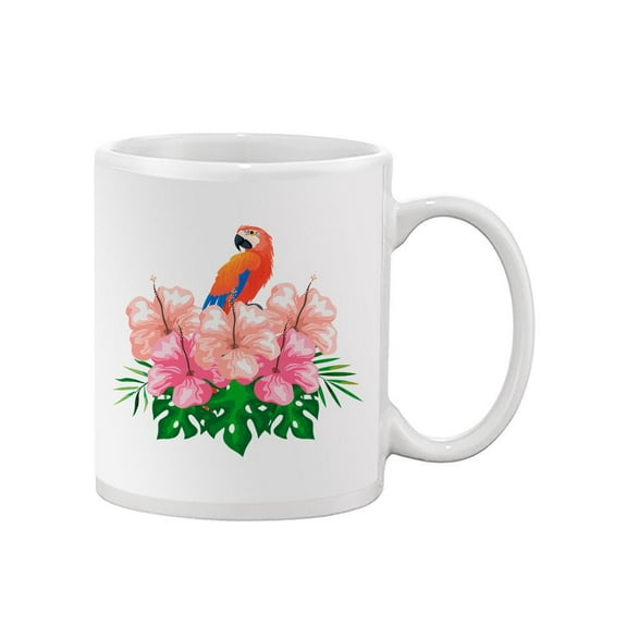 Flowers And A Bird Mug - SPIdeals Designs,