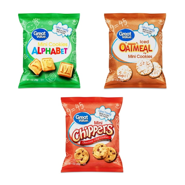 Mini Alphabet & Cookies Pack - Snack inventory for retail