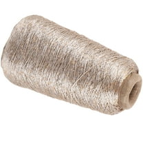 OULII Metallic Yarn Crochet Cotton Yarn for Crafters Golden DIY Crafts 1Set