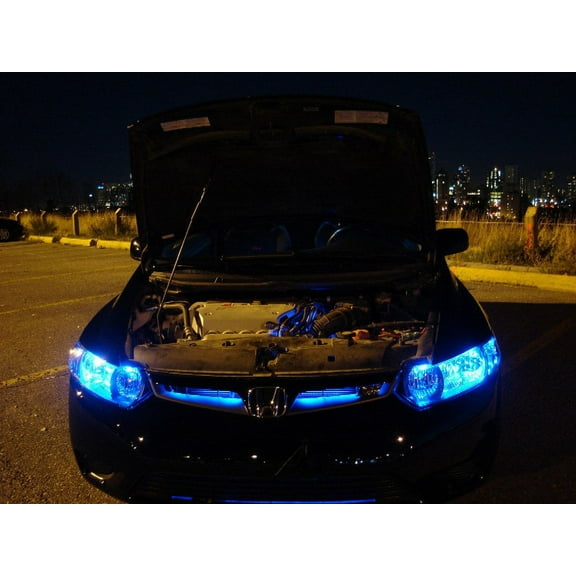 For 9006 HB4 Deep Blue 10,000K LED Light Bulbs Set of 2