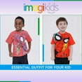 thumbnail image 3 of Marvel Avengers Spider-Man T-Shirt and Mesh Shorts Outfit Set Toddler to Little Kid, 3 of 5