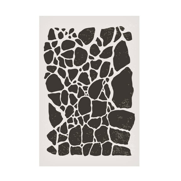 Trademark Fine Art jay stanley Black Abstract Collection 2 Canvas Wall Art