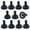 Cap, variant on 10Pcs Light Blue Miniature Toggle Switch 102/103/202/203 3 Pin 6 Pin Rocker Power Switch ON-OFF-ON / ON-OFF Waterproof Cap