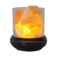 thumbnail image 1 of Lámpara de sal Piedra de sal del Himalaya Luz nocturna Difusor de aromaterapia Interruptor de atenu Tomshoo pequeña luz de noche, 1 of 7