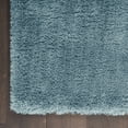 thumbnail image 4 of Nourison Home Luxurious Shag Solid Aqua 5'3" x 7'3" Area Rug, Easy Cleaning, Non Shedding, Bed Room, Living Room, Dining Room, Kitchen (5x7), 4 of 8