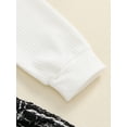 thumbnail image 6 of Musuos Little Girls Tweed Skirt Outfit, 6M-4T Plaid Long Sleeve Fake Two-Piece Crop Tops Elastic Waist Skirt 2 Piece Set for Fall, 6 of 9