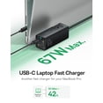thumbnail image 3 of Estación de carga Baseus de 67 W 5 en 1 con 2 salidas AC y USB-C, 3 of 9