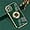 Green, variant on Case for iPhone 11 Pro Ring Holder Case Shiny Plating Rose Gold Edge with 360 Degree Rotation Kickstand for Women Girls Slim Soft Flexible TPU Protective Cover Case, 5.8 Inch, Purple