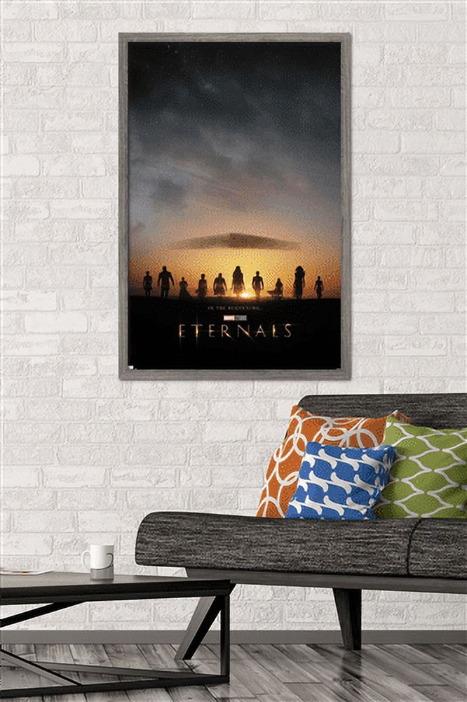 Marvel Eternals - Key Art Wall Poster, 22.375" x 34", Framed