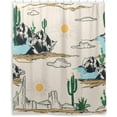 thumbnail image 2 of Coolnut Western Desert Landscape Shower Curtain Waterproof Bathroom Fabric Shower Curtain Set with Hooks, 60x72 inches Home Decor, 2 of 6