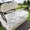 White Light Gray, variant on Golf Cart Seat Covers for 2 Seater,Santa Claus Microfiber Cart Seat Towel Blanket,Christmas Ball Christmas Tree Painting Absorbent Breathable Non Slip Bench Seats Protector for Golf Course 51"x31"