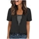 thumbnail image 1 of Camisas Y Tops de Verano de Mujer Moda Casual Cuello Redondo Camisas de Satén Camisas de Color Sólido para Mujeres, 1 of 5