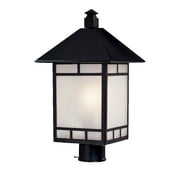 Acclaim Lighting Post Mount Light,Matte Black,1-Light 9027BK