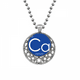 thumbnail image 1 of Período el cuadro de metales alcalinoterreos quimica elementos calcio Ca Collares Colgante Retro Moon Stars Jewelry Unbranded M, 1 of 3