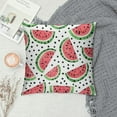 thumbnail image 2 of Pratyus Watermelon Pattern Dots Modern Rustic Decorative Couch Pillow Cases with Zipper Home Decor Pillow Case Summer Square 1PC 22x22in, 2 of 5