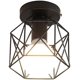 thumbnail image 1 of Lámpara De Techo Industrial Lámpara De Techo Vintage Industrial Luminaria De Suspensión Para Porche, Pasillo, Comedor. (negro). Afortunado Sencillez, 1 of 4