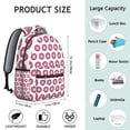 thumbnail image 6 of Donut Backpack for Work & School - Trendy & Functional Bookbag, Donut-Themed Print, Spacious Compartment, Lightweight, Great for Everyday Carry, 6 of 6