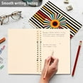 thumbnail image 4 of FORMRS 1-Subject Spiral Notebook 8" x 5" College Ruled 60 Refillable Sheet A5 Hard Cover, 2 Pack, Geometric Stripes, 4 of 7