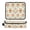 Orange Bow and Intertwined Green Leaves, variant on Hair Tool Organizer Bag with Heat Resistant Mat Removable Travel Storage Case for Hot Air Brushes Curling Irons Delicate White Lace Floral Pattern