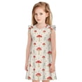 thumbnail image 1 of Balery Mushroom Camisón de princesa para niñas, pijama de algodón con mangas abullonadas, suave y bonito.-Medium, 1 of 6