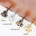 thumbnail image 2 of Gate Lock Cabinet Wardrobe Door Latch latch Collision Collision Bead Buckle Spring Door Catcher, Silver, 2 of 9