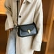 thumbnail image 4 of Nuevo bolso de mensajero de moda de piel sintética para mujer, bolso de hombro bajo el brazo, pequeño, negro, 4 of 5