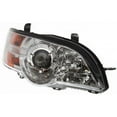 thumbnail image 3 of For 2006 2007 Subaru Legacy Passenger Side Chrome Headlight CAPA Certified For 84001AG42C | SU2503123, 3 of 4