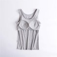 thumbnail image 6 of WREESH Womens Camisole 2 Piece Camisole with Chest Pad No Steel Rings Bottom Underwear Yoga Sports Tank Tops, 6 of 9