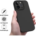 thumbnail image 5 of MagSafe iPhone 14 Pro Max Case - Slim Shockproof Silicone, 6.7 inch (Black), 5 of 12