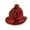2 1/2" Firefighter Hat, variant on Christmas By Krebs Blown Glass Collectible Tree Ornaments (5.75" Army Tank)