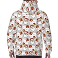 thumbnail image 7 of Lsque Christmas Santa Claus Pattern Casual Men's Hoodie,Hooded Sweatshirt with Kangaroo Pocket,Pullover Hoodie-Large, 7 of 7