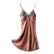 thumbnail image 1 of Vestido de falda con tirantes de satén para mujer Lencería sexy Ropa de casa Pijama Camisón Wmkox8yi  FGJ1145, 1 of 4