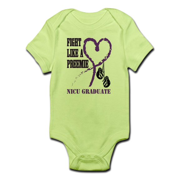 CafePress - NICU Graduate Body Suit - Baby Light Bodysuit